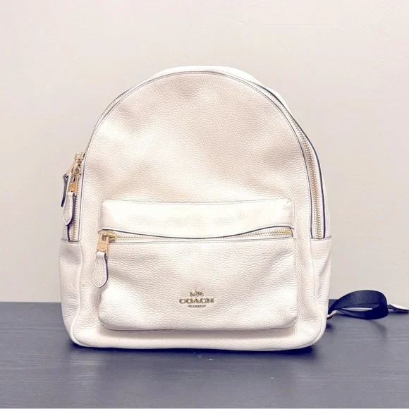 Coach Medium Charlie Backpack- White Coach | Bags | Coach Charlie Backpack Medium | Poshmark main image 2